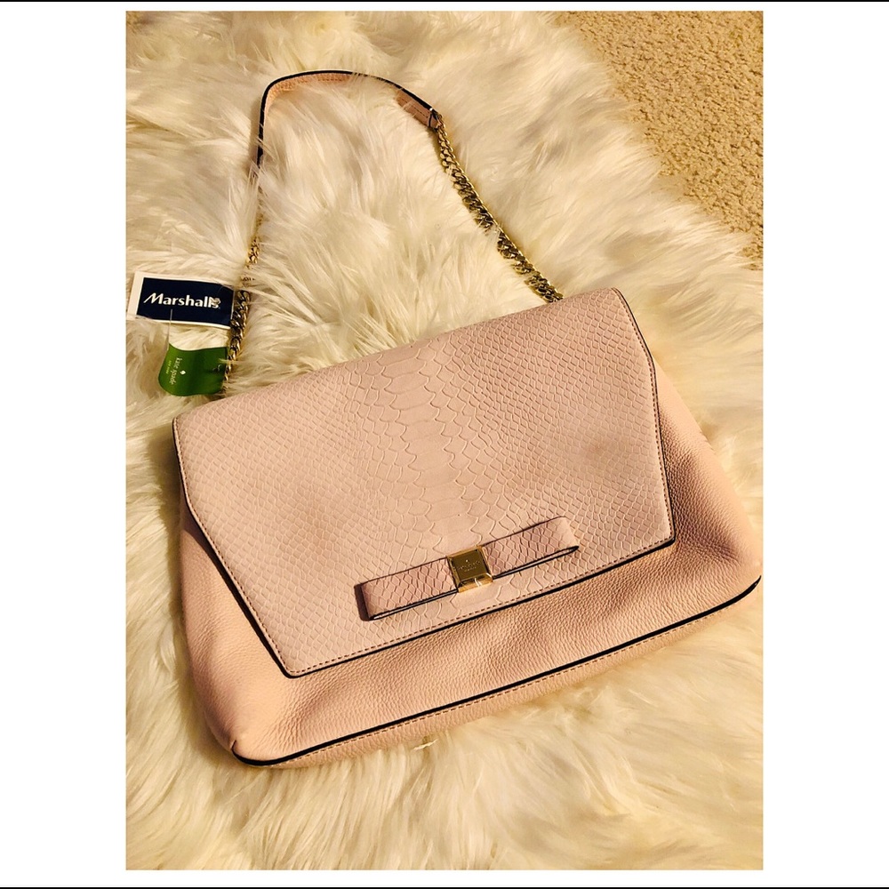 NWT Light Pink Kate Spade Chain Purse